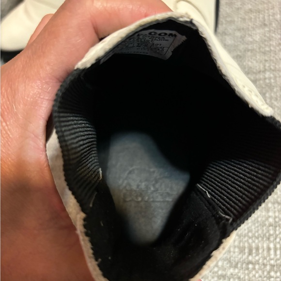 Sorel Brex Heel Lug Sole Chelsea Boots 6.5 Off White - Picture 8 of 8